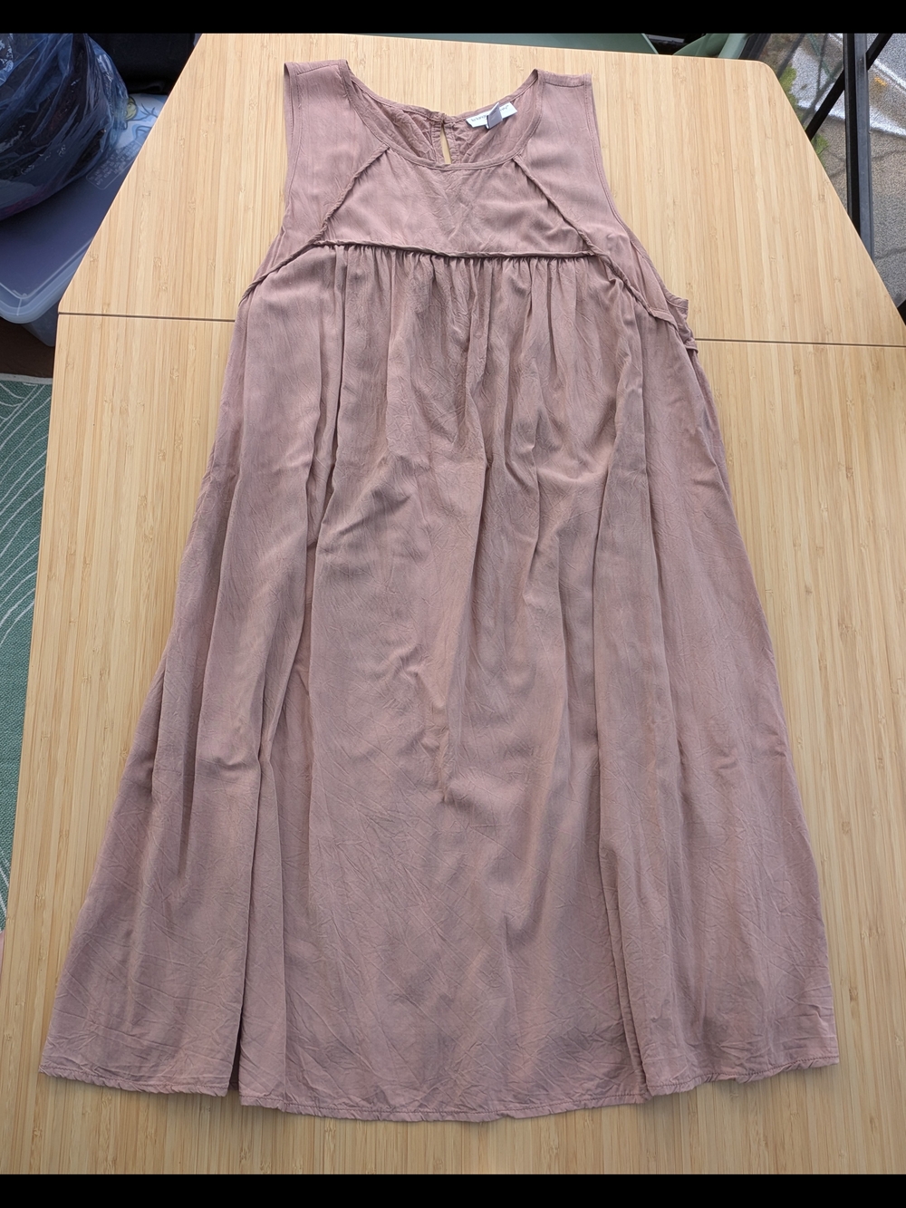 Liz Lange Maternity A-line Dress In Dusty Pink